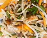 全てレンジキムチ卵焼うどん味豚平焼き風作り方13写真