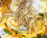 全てレンジキムチ卵焼うどん味豚平焼き風作り方17写真