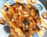レンジ簡単ハッシュドポークのせドーム蒸作り方16写真