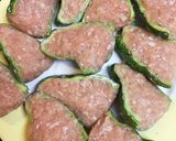 鶏ひき肉で!ちょっと和風なピーマン肉詰め作り方5写真