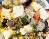 全てレンジ温野菜卵梅しそ炒飯味チャンプル作り方24写真