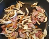 ベーコンのクリームパスタ作り方2写真