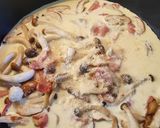 ベーコンのクリームパスタ作り方3写真