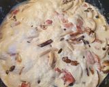 ベーコンのクリームパスタ作り方4写真