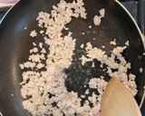 とりひき肉と一丁寄せ生とうふの麻婆豆腐作り方1写真