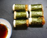 お弁当！ちくわの韓国風海苔巻き作り方2写真