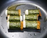 お弁当！ちくわの韓国風海苔巻き作り方3写真