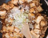 とりひき肉と一丁寄せ生とうふの麻婆豆腐作り方5写真