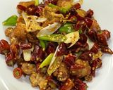 辣子鶏(ラーズージー、揚げ鶏の麻辣炒め)作り方12写真