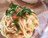 簡単☆トマトとバジルの冷製パスタ作り方8写真