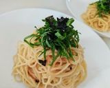 夏にサッパリしそ明太子スパゲティ作り方4写真