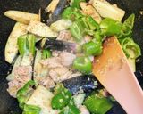 鶏肉ナスピーマン味噌炒め作り方8写真