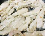 細切り鶏肉のバター＆オイスターソース炒め作り方1写真