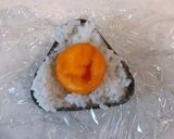 冷凍卵で、卵かけご飯風、TKGおにぎり！作り方3写真