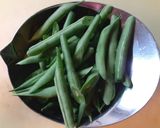 厚揚げ、薩摩揚げ、隠元、発酵玉葱の煮物作り方4写真