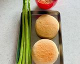 アスパラマヨチーズオープンサンド作り方1写真