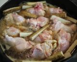 鳥手羽とごぼう煮作り方3写真