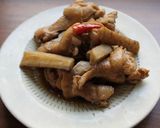 鳥手羽とごぼう煮作り方5写真
