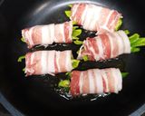 肉厚ピーマンの豚バラ巻き作り方3写真