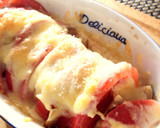 とろ〜り♡白ナスとトマトのマヨチーズ焼き作り方7写真