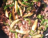 夏野菜のミートソースパスタ（市販使用）作り方3写真