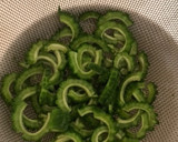 ゴーヤと炒り卵の納豆和え作り方2写真