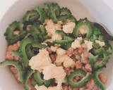 ゴーヤと炒り卵の納豆和え作り方6写真