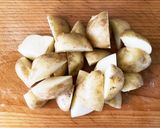 節約レシピ☆お手軽明太ジャーマンポテト作り方1写真