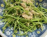 豆苗のツナマヨ和え作り方4写真