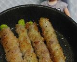 リカちゃん♡アスパラ肉巻き(パン粉焼き)作り方10写真