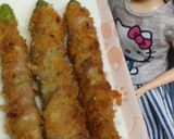 リカちゃん♡アスパラ肉巻き(パン粉焼き)作り方11写真