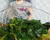 リカちゃん♡モロヘイヤとカニカマの酢の物作り方9写真