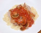 チキンステーキトマトソース☆クスクス添え作り方4写真