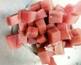 マグロのオーロラソース和え★作り方1写真