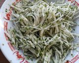 じゃが芋のガレット♪あおさたっぷり!作り方1写真