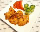 弁当にも！鶏胸肉の照焼きマーマレード風味作り方9写真