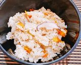 ☆塩昆布と人参、ゴボウの炊き込みご飯☆作り方4写真