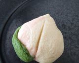おからパウダーでつくる桃冷やし和菓子作り方8写真