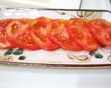 つまみに☆おかずに♪絶品スライストマト♡作り方5写真