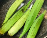 お茶漬けの素●オクラ＆トロロ昆布の茶漬け作り方1写真