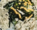 お茶漬けの素●オクラ＆トロロ昆布の茶漬け作り方3写真