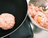 簡単チーズinハンバーグ作り方3写真