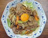 すき焼きそば作り方5写真