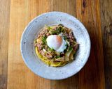 糖質制限！レンジで簡単豚キムチまぜそば作り方4写真