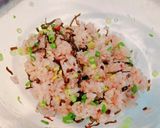 簡単ネギ塩昆布のおにぎり作り方2写真