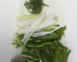夏に!簡単!いんげんピーマン冷たいパスタ作り方1写真