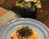 明太子のガーリッククリームパスタ✨作り方7写真