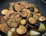 豚肉と茄子の甜麺醤炒め作り方5写真