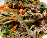 牛肉とごぼうの麺つゆ煮作り方9写真