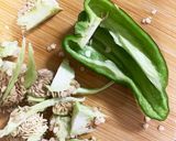 鶏ひき肉でいろいろ野菜肉詰め作り方2写真